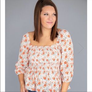 Pink Lily babydoll top